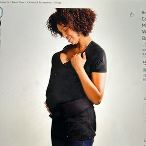M/L Nuroo pocket skin to skin wrap shirt carrier nursing